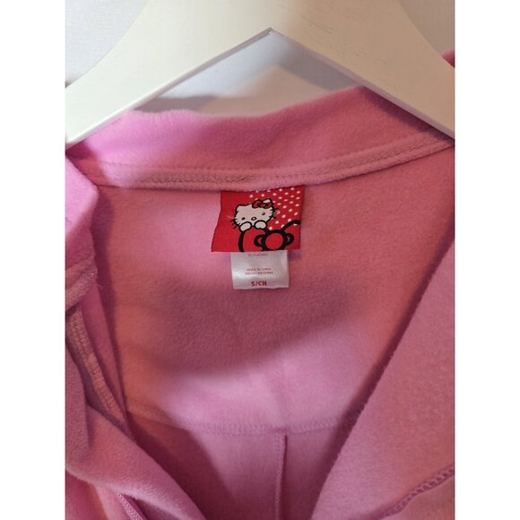 Hello Kitty 2012 Footed Pajamas Pink One Piece Jumpsuit Size Small- RARE HTF - Picture 4 of 10